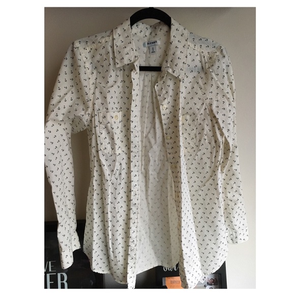 Old Navy Tops - Old Navy Nautical Button-Up Old Navy Tops - Old Navy Nautical Button-Up